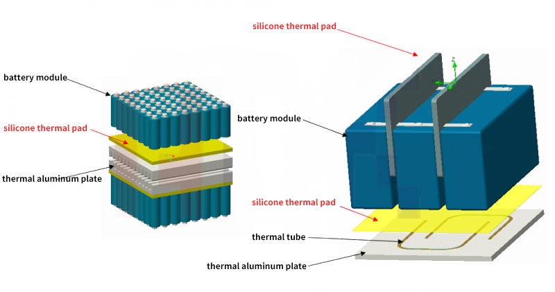 Natural convection heat dissipation structure of new energy power battery pack Natural convection heat dissipation structure of new energy power battery pack